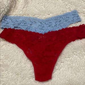 Hanky panky underwear . Red and light blue